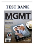 TEST BANK FOR MANAGEMENT 7TH EDITION WILLIAMS