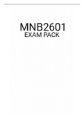 MNB2601 EXAM PACK