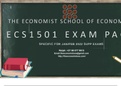 Exam (elaborations) ECS1501 - Economics IA (ECS1501) EXAM PACK FOR YEAR 2022 (Includes online Questions & Answers)