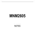 MNM2605 Summarised Study Notes