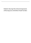 Pediatric Nursing The Critical Components of Nursing Care 2nd Edition Rudd Test Ban.pdf
