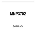 MNP3702 EXAM PACK 2022