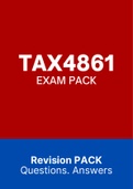 TAX4861 - EXAM PACK (2022)