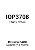 IOP3708 (Notes and QuestionsPACK)