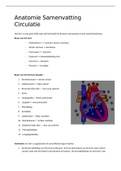 Samenvatting Anatomie & fysiologie Het circulatiestelsel