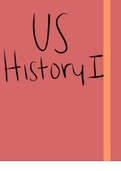 Class notes U.S. History  (HIST1001) 