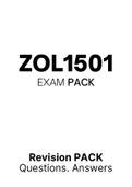 ZOL1501 - EXAM PACK (2022)