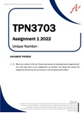 TPN3703 Assignment 1 2022