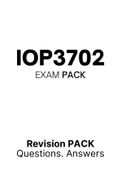 IOP3702 - EXAM PACK (2022) 