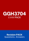 GGH3704 - EXAM PACK (2022)
