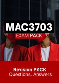 MAC3703 - EXAM PACK (2022)