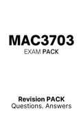 MAC3703 - EXAM PACK (2022) 