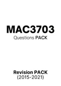 MAC3703 (ExamPack and QuestionsPACK)