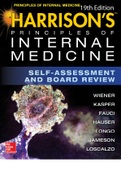 Test Bank For Harrison s principles of internal medicine self assessment and board review 19 Edition