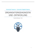 Organisationsdiagnostik und -entwicklung Zusammenfassung