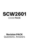 SCW2601 - EXAM PACK (2022) 