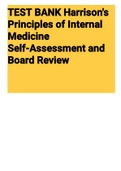 TEST BANK Harrison's Principles of Internal Medicine Self-Assessment and Board Review