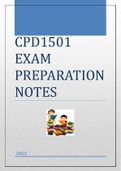 CPD1501 EXAM PACK FOR 2022