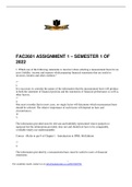 FAC2601 ASSIGNMENT 1 OF 2022 SEMESTER 1