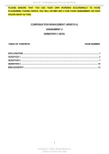 COMPENSATION MANAGEMENT (HRM370-5) ASSIGNMENT 2SEMESTER 2 (2020)