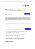 Essentials of Organizational Behavior, Robbins - Solutions, summaries, and outlines.  2022 updated