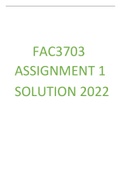 FAC3703 ASSIGNMENT1  SEMESTER1 2022