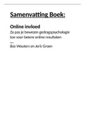 Samenvatting van het boek Online invloed Vak: Beinvloedingspsychologie