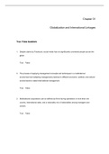 International Management Culture, Strategy, and Behavior, Luthans - Complete test bank - exam questions - quizzes (updated 2022)