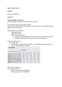 Summary Statistics 2 + practice exam