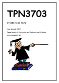 TPN3703 Portfolio 2022 ( Assignment 50)