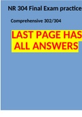 NR 304 Final Exam practice Comprehensive 302/304