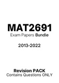 MAT2691 - Exam Questions PACK (2013-2022)