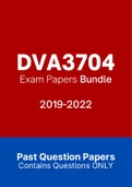 DVA3704 - Exam Questions PACK (2019-2022)