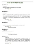 Exam (elaborations) NURS 6531N Week 4 quiz 2