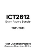 ICT2612 - Exam Prep. Questions (2015-2019)