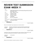  NURSING 6501 Review Test Submission: Exam - Week 11 Final 2022 A GRADED