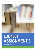 LJU4801 Assignment 3 Semester 1 2022