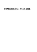 COM1501 - Fundamentals Of Communication  EXAM PACK 2021.