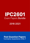 IPC2601 - Exam Questions PACK (2016-2021)
