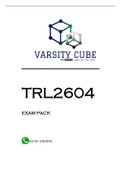 TRL2604 EXAM PACK 2022