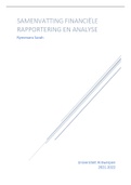 samenvatting financiële rapportering en analyse 