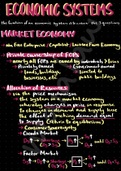 Cambridge A-Level Economics 9708: Economic Systems