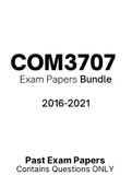 COM3707 - Exam Questions Papers (2016-2021) 