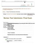 COUN 6360 Week 10 Final Exam (100% Correct Feb 2022)