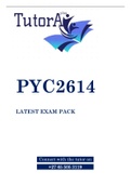 PYC2614 EXAM PACK 2022