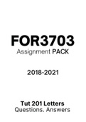 FOR3703 - Combined Tut201 Letters (2018-2021) 