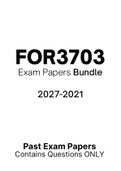 FOR3703 - Exam Questions PACK (2017-2022)