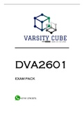 DVA2601 EXAM PACK 2022