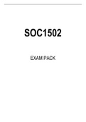 SOC1502 MCQ EXAM PACK 2022