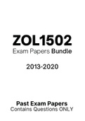 ZOL1502 - Exam Questions Papers (2013-2020)